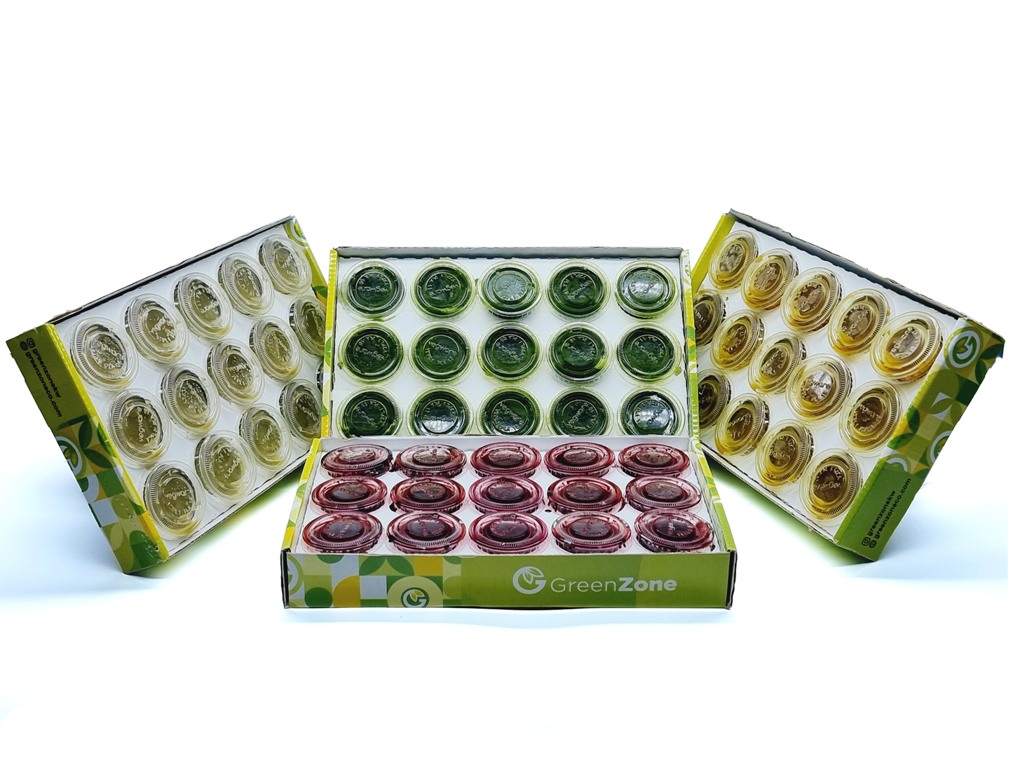 4 Boxes of Organic Shots 27ml (15 Shots / Box)