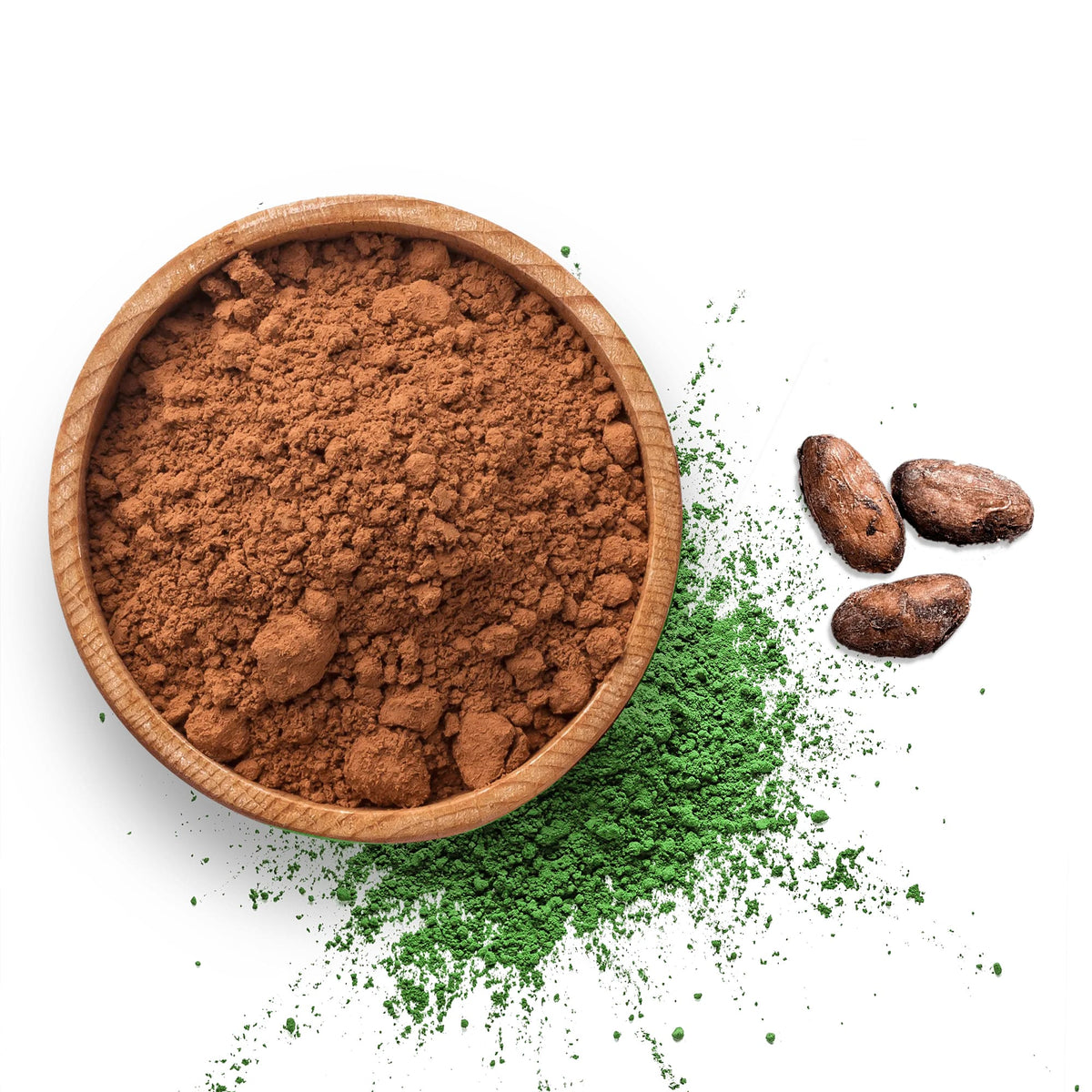 Organic Premium Cacao Powder With Matcha & Mint (250g)