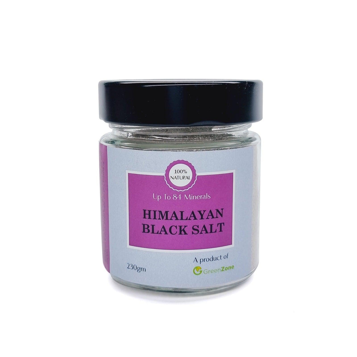 Organic Himalayan Black Salt - Premium Flavor (230 gm) - Green Zone